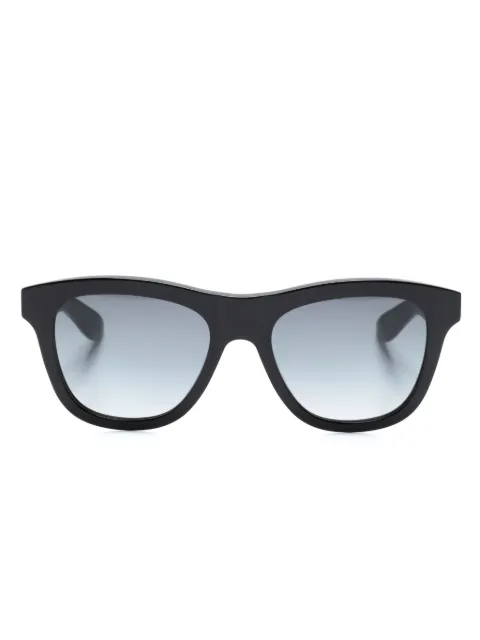 Alexander McQueen logo-debossed square-frame sunglasses