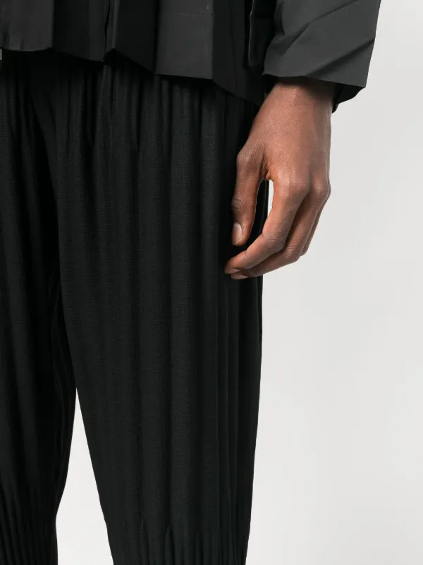 Issey miyake pleated hot sale pants mens