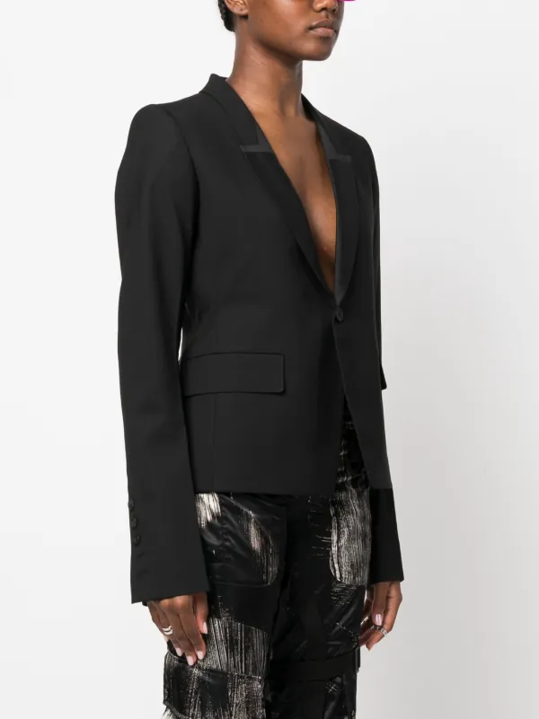 Rick Owens Luxor Virgin wool-blend Blazer - Farfetch