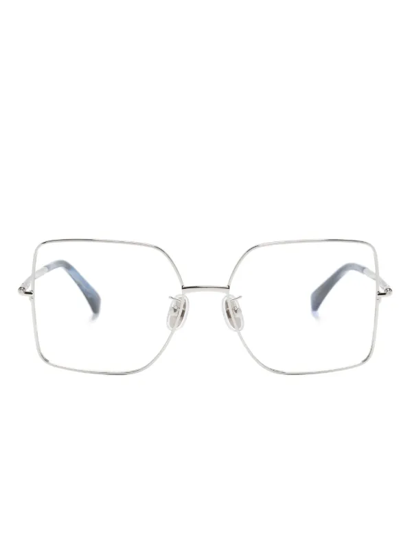 Max Mara Silver Metal Glasses Women\'s (Frames) Max Mara MM5056 016 Silver Metal Optical Eyeglasses Frame 54  main image 4