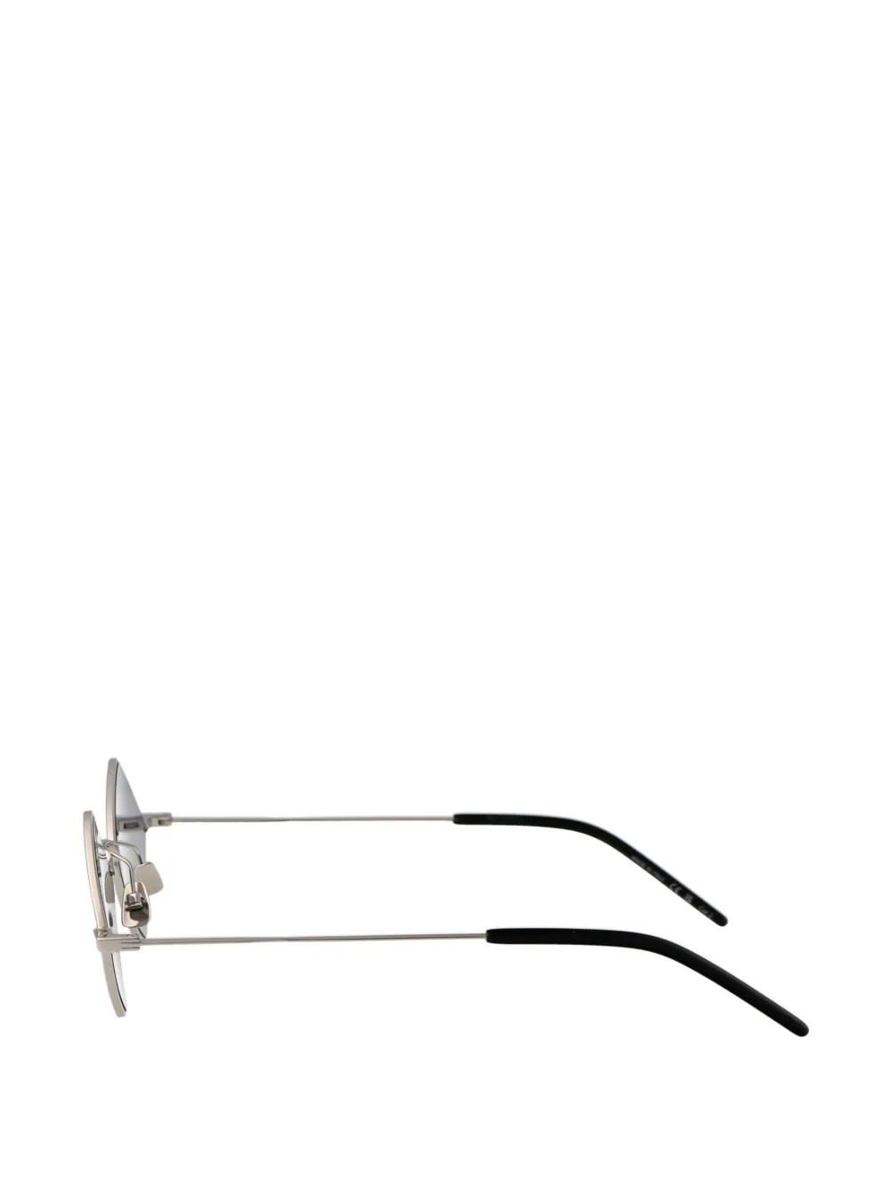 Saint Laurent Eyewear Lisa Diamond-frame Sunglasses - Silver 
