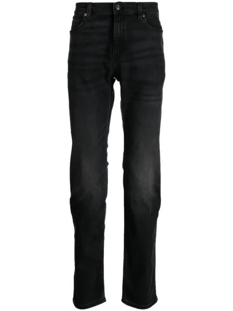 HUGO logo-patch straight-leg jeans
