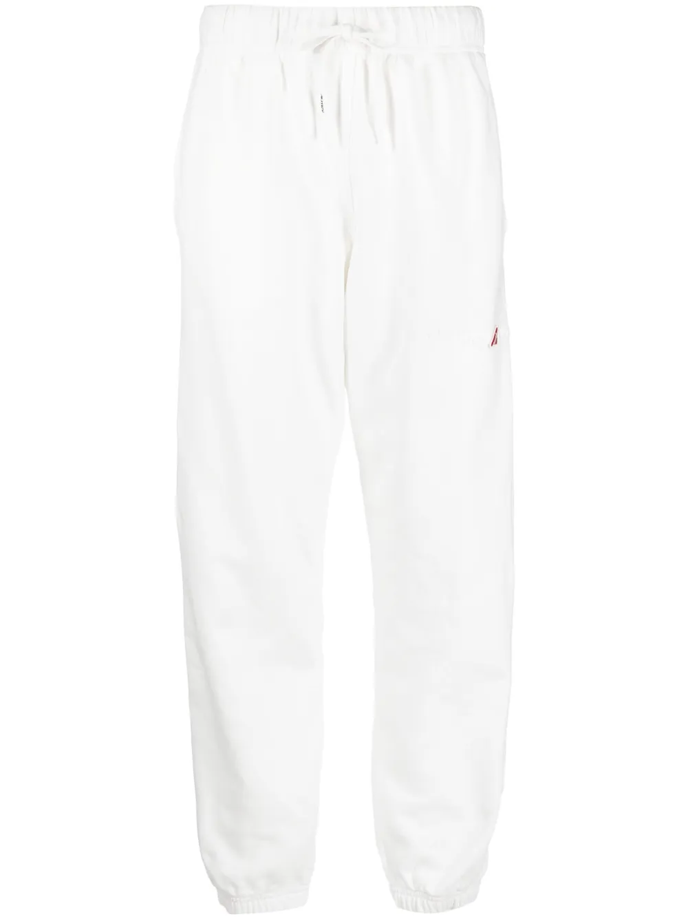 logo-embroidered cotton track pants