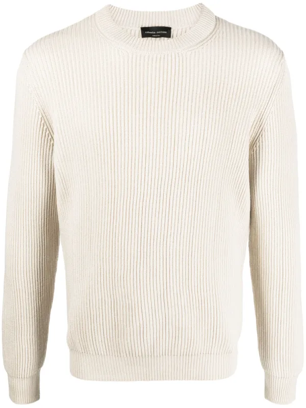 Roberto Collina ribbed knit Merino Jumper Farfetch