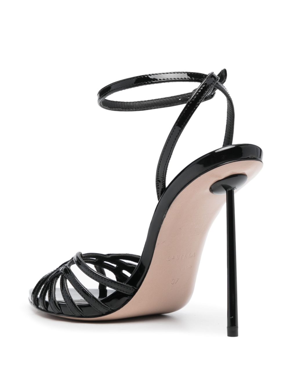 Le Silla Bella 115mm leather sandals Women