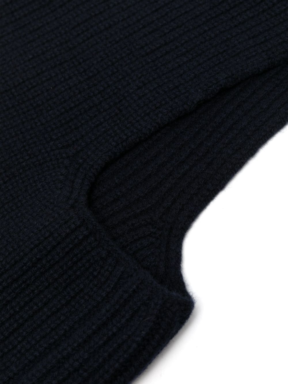 A.P.C. Sacha ribbed-knit balaclava - Blauw