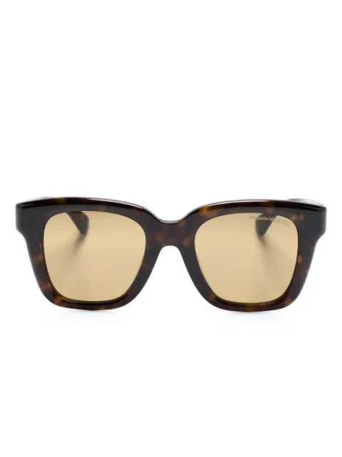 Alexander McQueen Eyewear Zonnebril met vierkant montuur