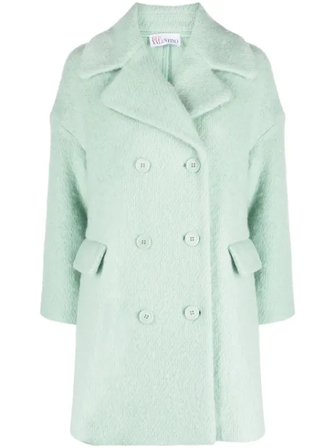 RED Valentino double-breasted drop-shoulder coat