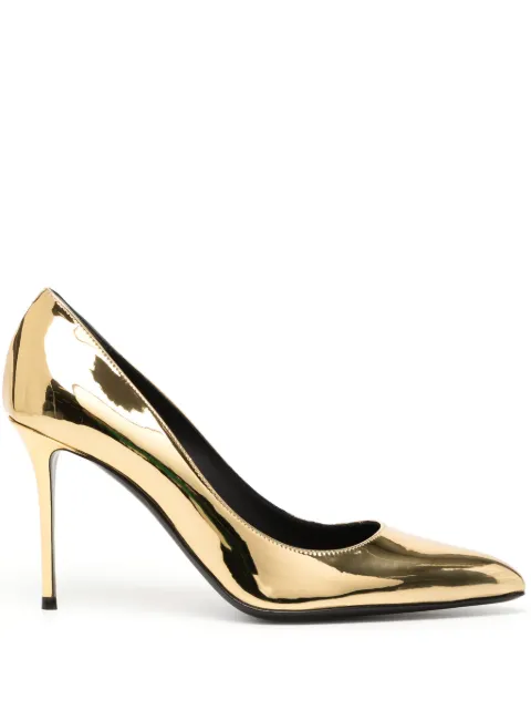 Giuseppe Zanotti Jakye 100mm metallic-finish pumps
