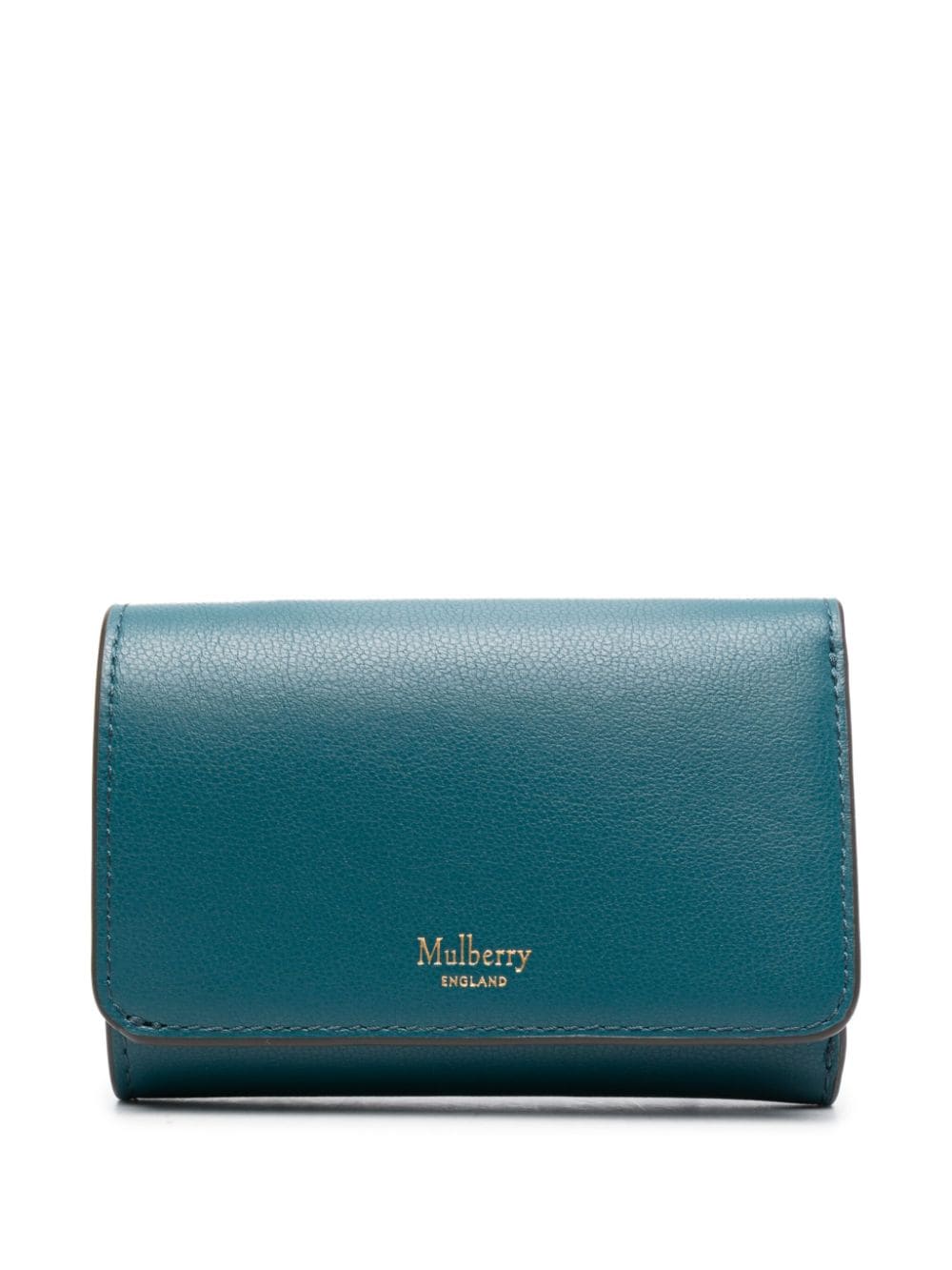 Mulberry Continental Trifold Leather Wallet In Blue