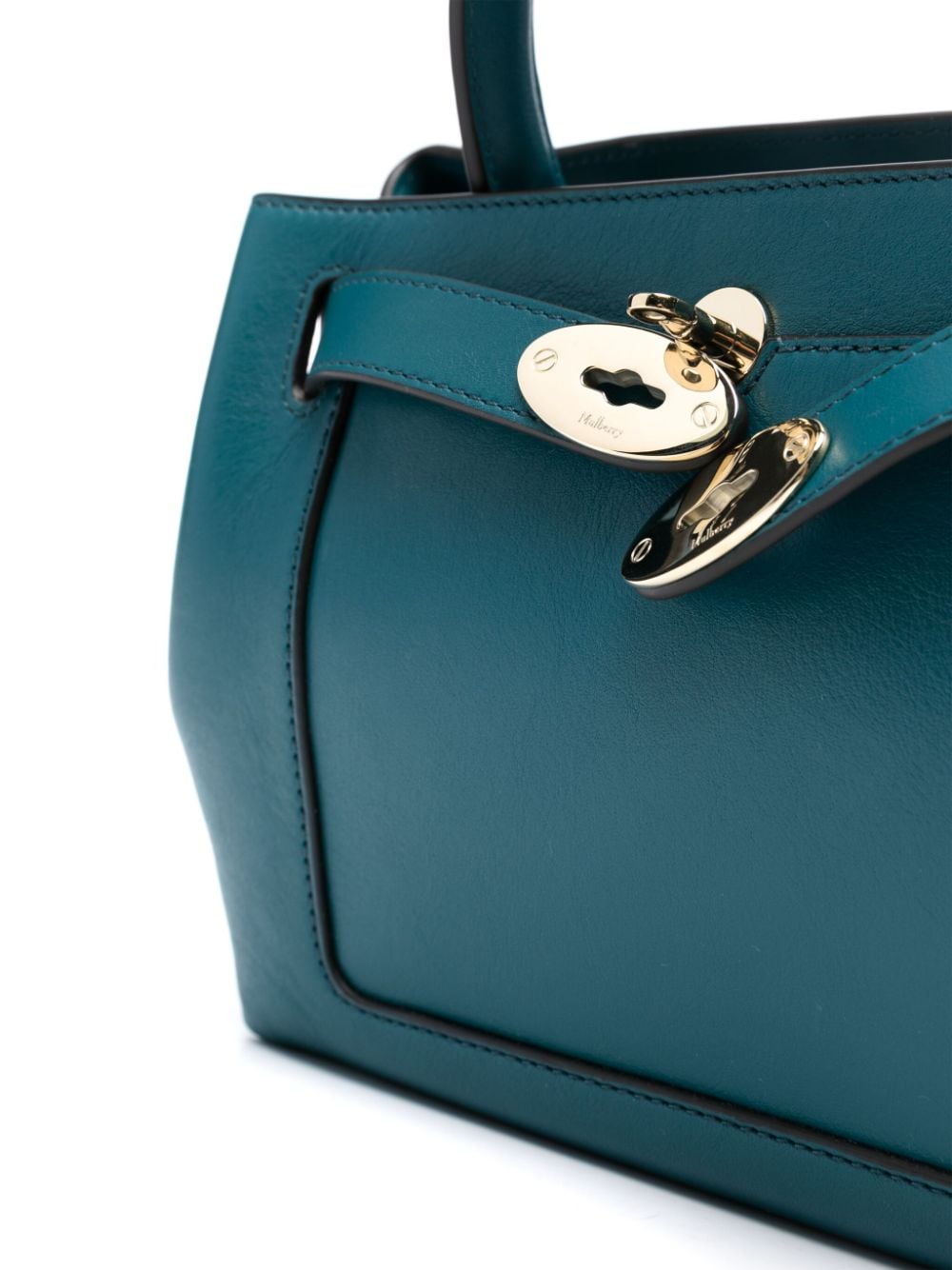 Shop Mulberry Small Islington Leather Crossbody Bag In Blue