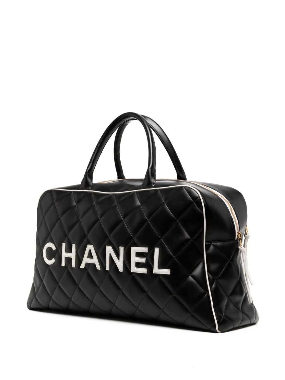 Image 2 of CHANEL Pre-Owned 1994-1996 diamond-quilted holdall bag