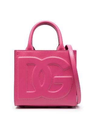 pink chanel shopping bag