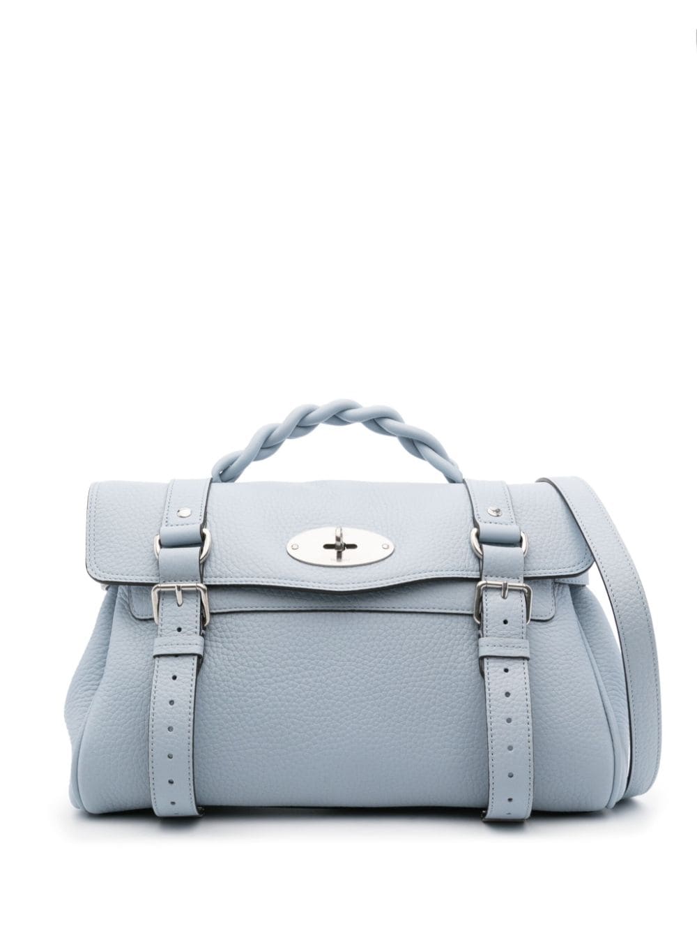 Mulberry Alexa Leather Satchel Bag In Blue