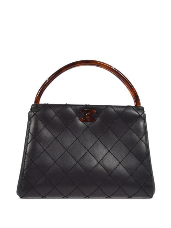 Chanel Pre-owned 1998 Diamond-Quilted Tote Bag