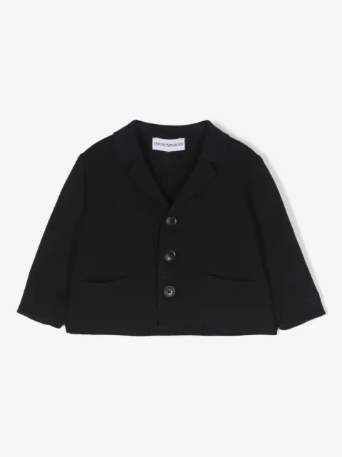 Emporio Armani Kids button-up long-sleeve blazer