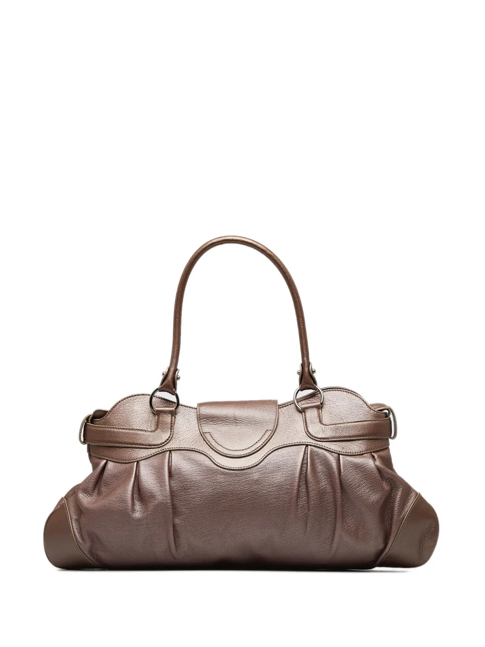 Ferragamo Pre-Owned Gancini handtas - Bruin