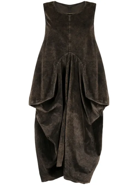 Uma Wang cotton-blend asymmetric dress