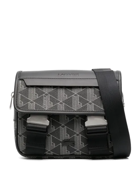 Lacoste The Blend monogram-pattern messenger bag