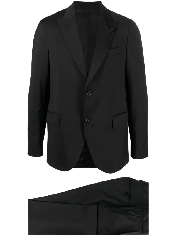 Lardini ツーピース シングルスーツ | ブラック | FARFETCH JP