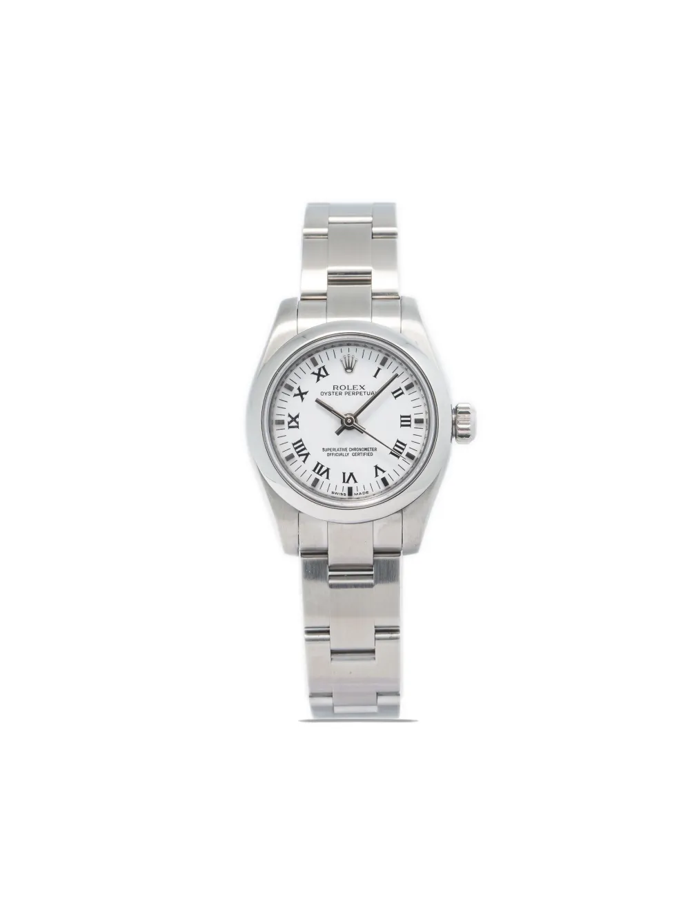 Rolex pre-owned Oyster Perpetual 26mm | White | Image 1
