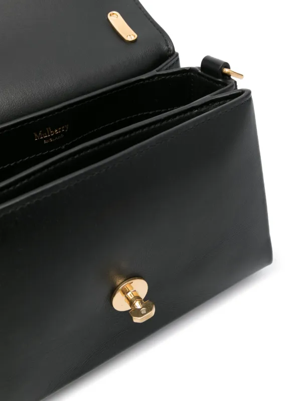 Mulberry Small Lana Top Handle Bag | Black | FARFETCH