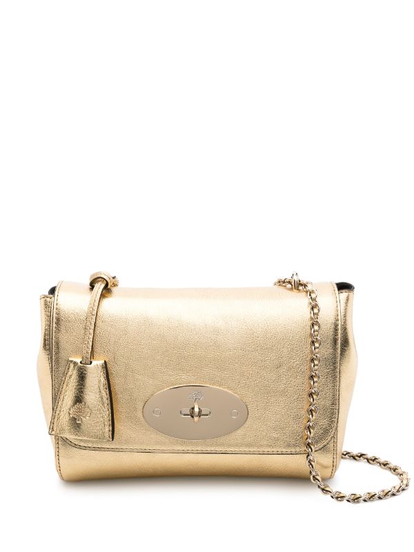 Metallic store mulberry bag