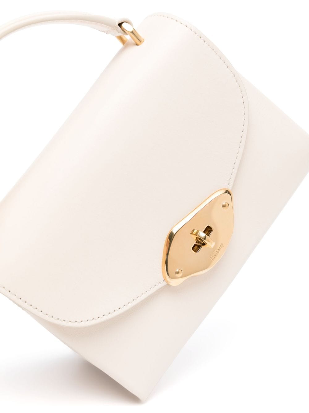 Shop Mulberry Small Lana Top Handle Bag In Neutrals