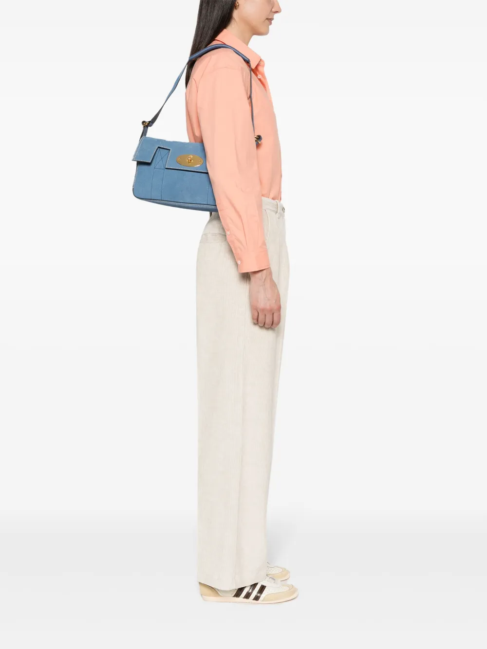 Mulberry East West Bayswater shoulder bag - Blauw