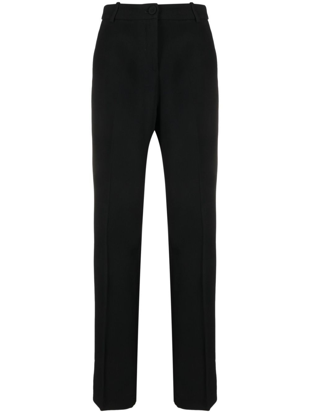 federica tosi pantalon de tailleur à taille mi-haute - noir