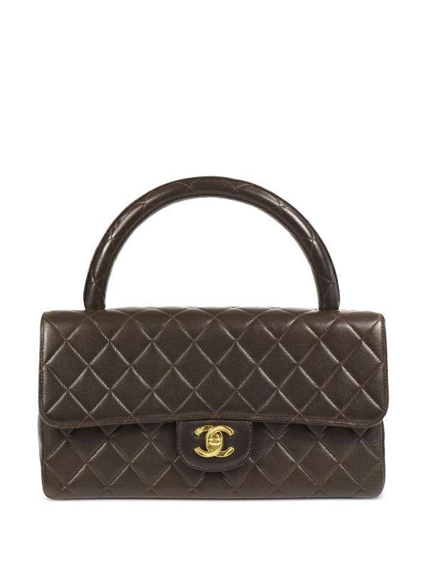Chanel Pre-owned 1995 Medium Classic Flap Handbag - Brown