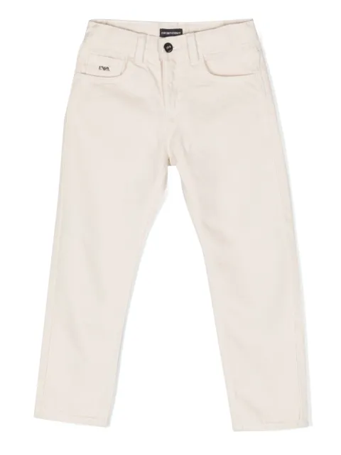 Emporio Armani Kids jeans J75 con detalles del logo