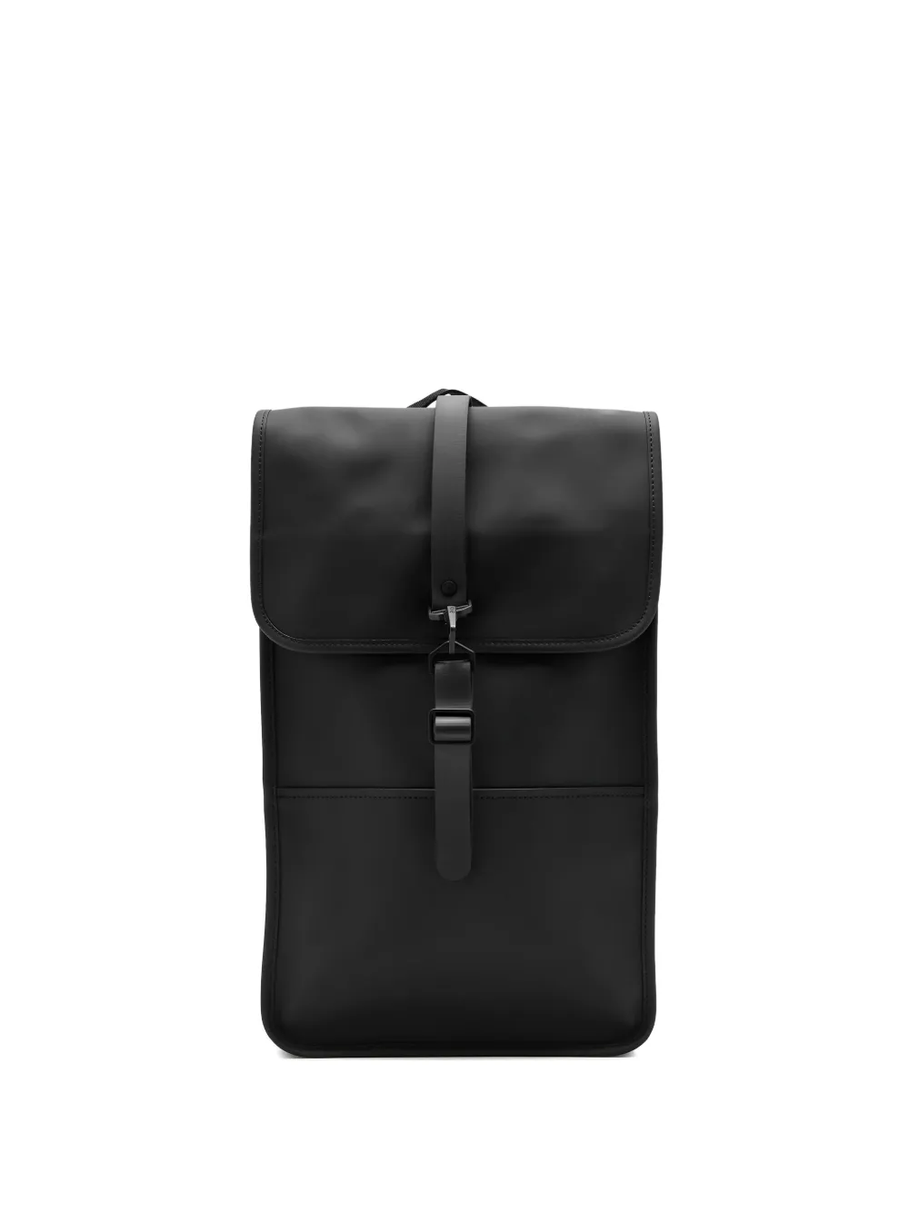 Rains logo-engraved foldover-top backpack | Black | Image 1