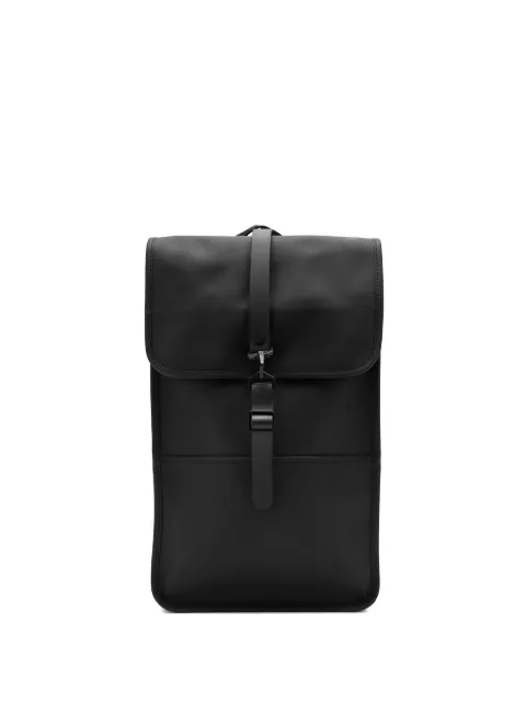 Rains logo-engraved foldover-top backpack