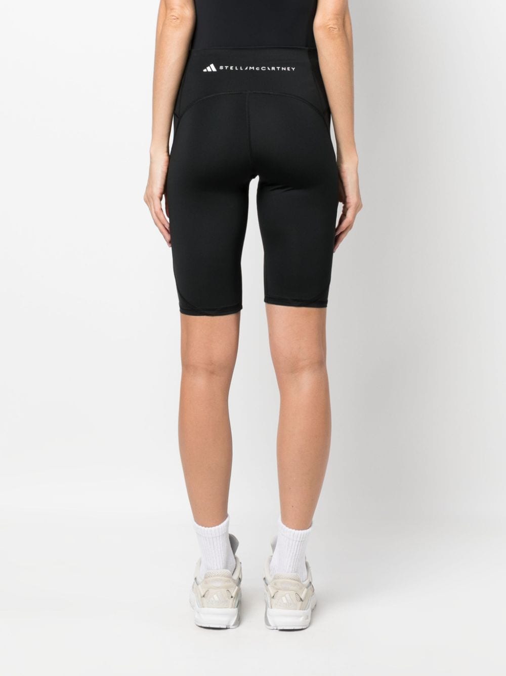 Shop Adidas By Stella Mccartney Truepurpose Optime Cycling Shorts In Black