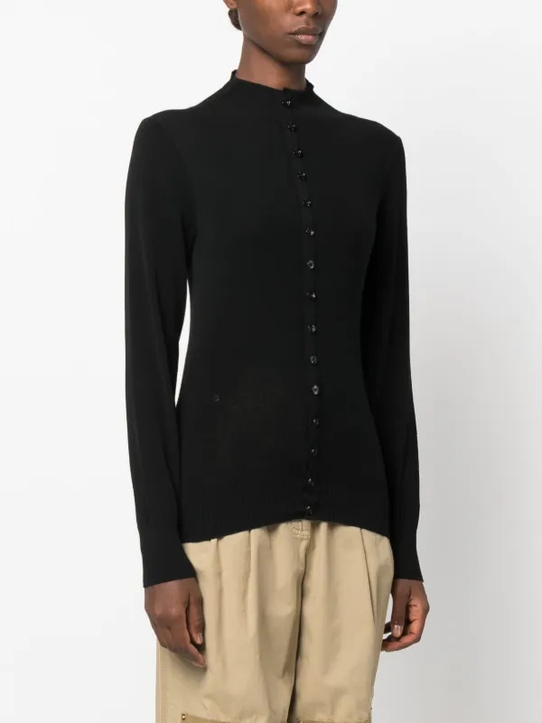LEMAIRE ハイネック カーディガン | ブラック | FARFETCH JP LEMAIRE ハイネック カーディガン | ブラック | FARFETCH JP