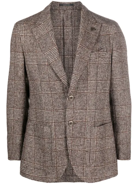 Gabriele Pasini single-breasted checked blazer 