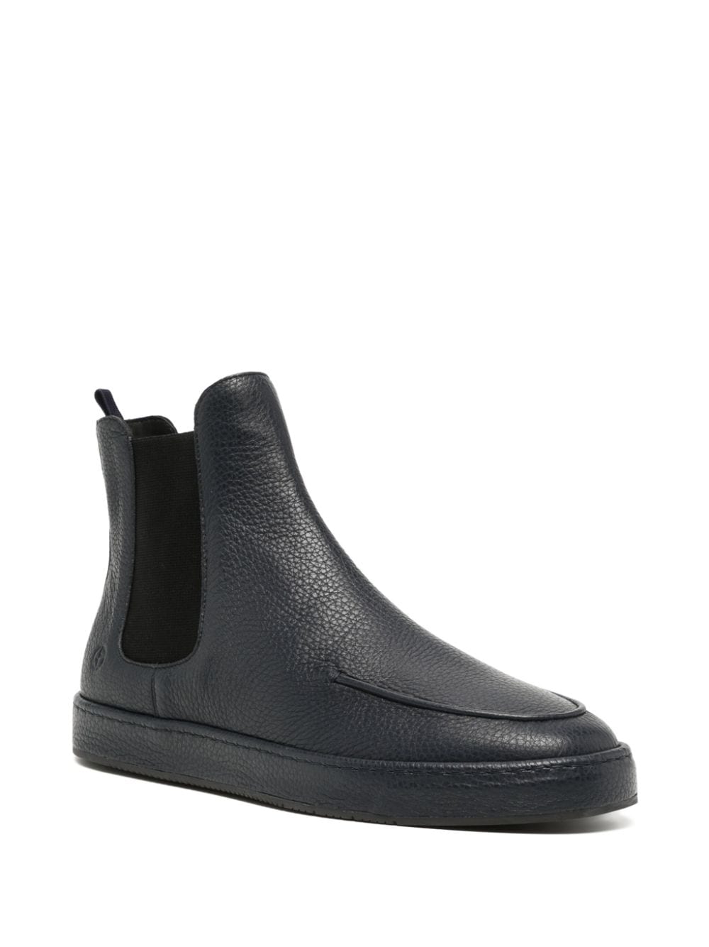 Giorgio Armani Pebbled Leather Ankle Boots - Farfetch