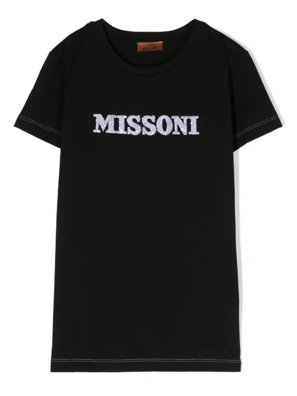 Missoni Kids ロゴ Tシャツ | ブラック | FARFETCH JP MISSONI Tシャツ ブラック