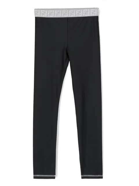 Fendi Kids logo-waist leggings