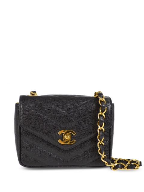 HOT SALE CHANEL 1995 mini Classic Flap shoulder bag Women