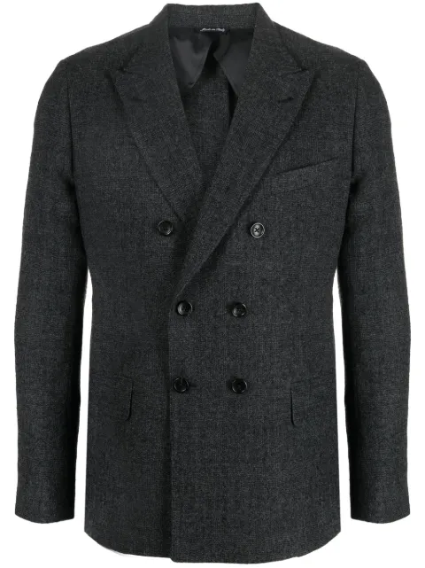 Reveres 1949 checked double-breasted blazer 