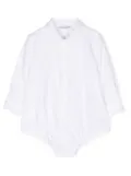 Dolce & Gabbana Kids button-up long-sleeve body - White