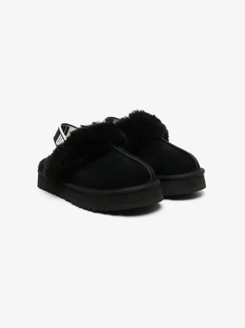 UGG Kids Funkette shearling slippers