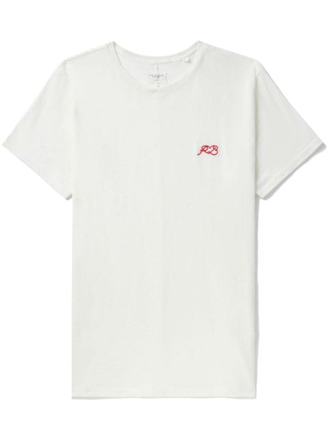 rag & bone t-shirt en coton à logo brodé