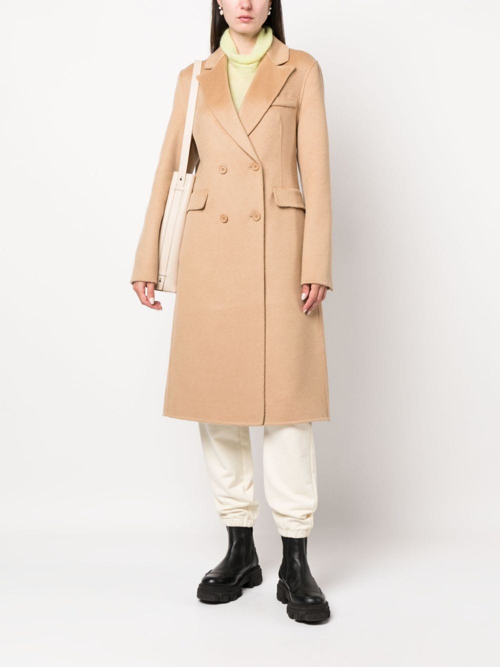 Image 2 of P.A.R.O.S.H. double-breasted wool coat