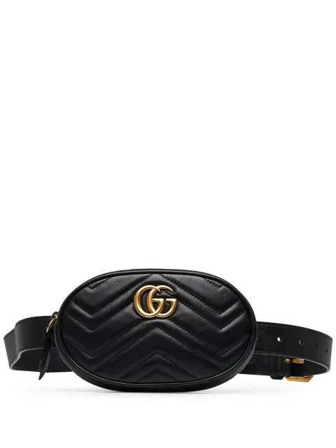 Gucci Pre-Owned GG Marmont bæltetaske i matelassé