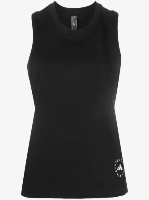 adidas by Stella McCartney logo-print tank top