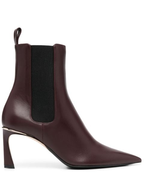 Victoria Beckham 90mm pointed-toe leather boots