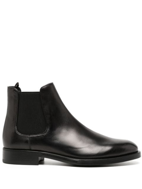 Giorgio Armani patent leather ankle boots